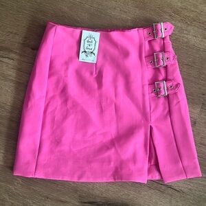 Do+Be Hit Pink Mini Skirt